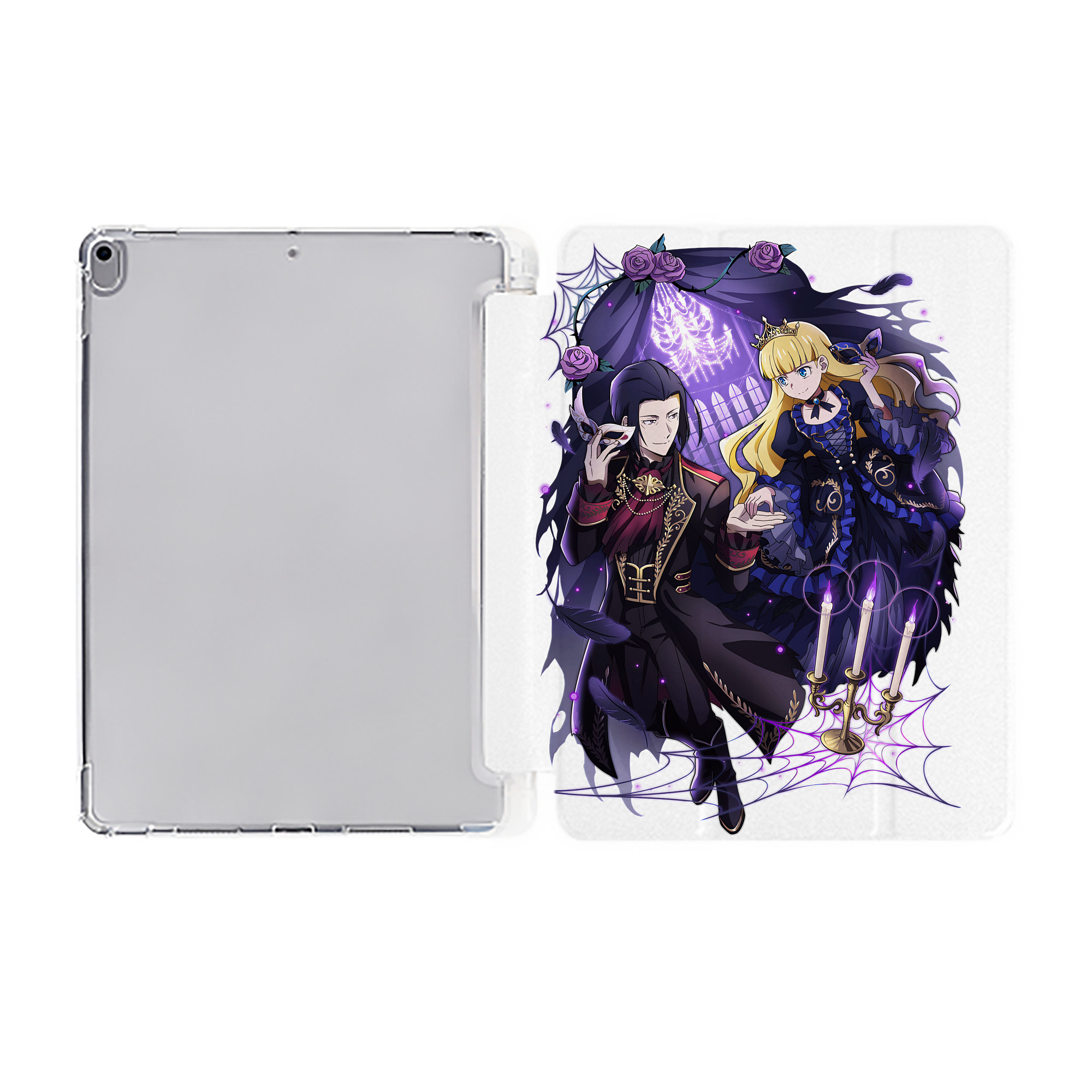 （画像用） 文豪ストレイドッグス Bungo Stray Dogs IPad ケース ペン収納付き 三つ折りスタンド PUレザー×シリコン 対応機種9.5/10.5/10.9インチ